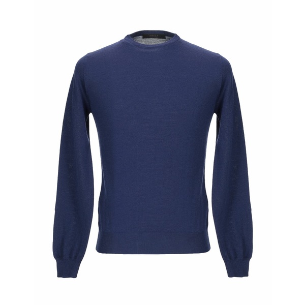【送料無料】 ブイネック メンズ ニット&セーター アウター Sweaters Blue