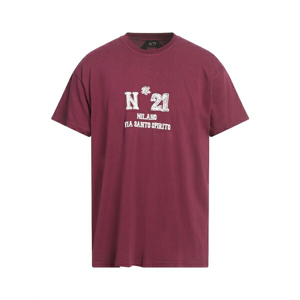 【送料無料】 ヌメロ ヴェントゥーノ メンズ Tシャツ トップス T-shirts Purple｜asty