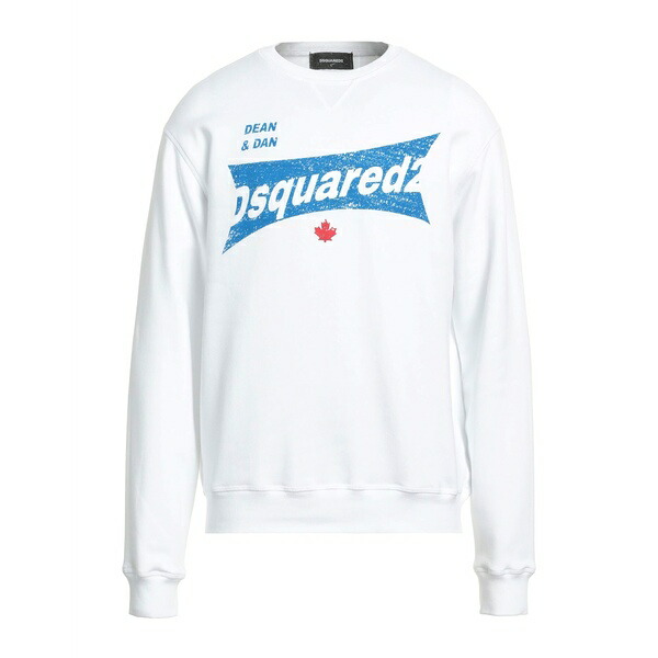 【送料無料】 ディースクエアード メンズ パーカー・スウェットシャツ アウター Sweatshirts White｜asty