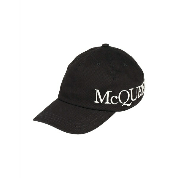 【送料無料】 マックイーン メンズ 帽子 アクセサリー Hats Black
