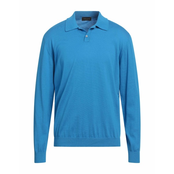 【送料無料】 ロベルトコリーナ メンズ ニット&セーター アウター Sweaters Azure