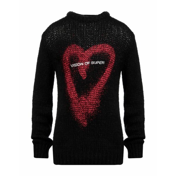 【送料無料】 ヴィジョン・オブ・スーパー メンズ ニット&セーター アウター Sweaters Black