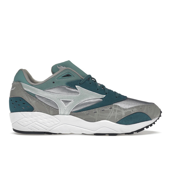 Mizuno ミズノ メンズ スニーカー  【Mizuno Contender Hanon Grampus Dolphin】  大きさ US_7.5(25.5糎) Silver/Trooper/Evergreen