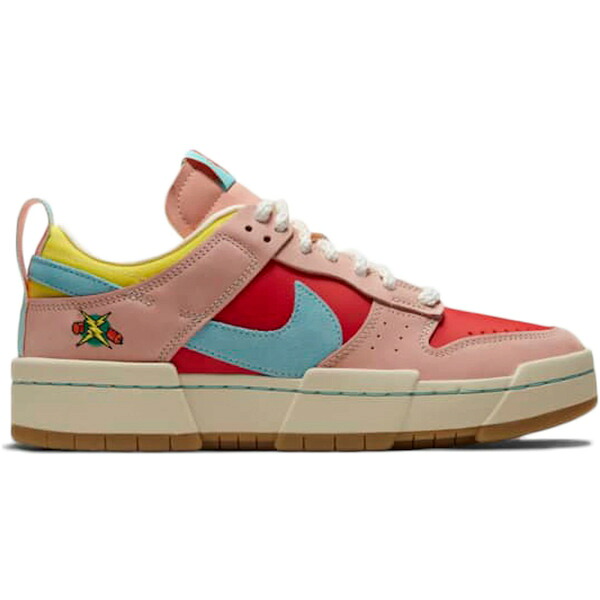 Nike ナイキ レディース スニーカー 【Nike Dunk Low Disrupt Chinese New Year Firecracker (2021) (Women's)】 サイズ US_8.5(25.5cm) Blush/Red/Blue｜asty