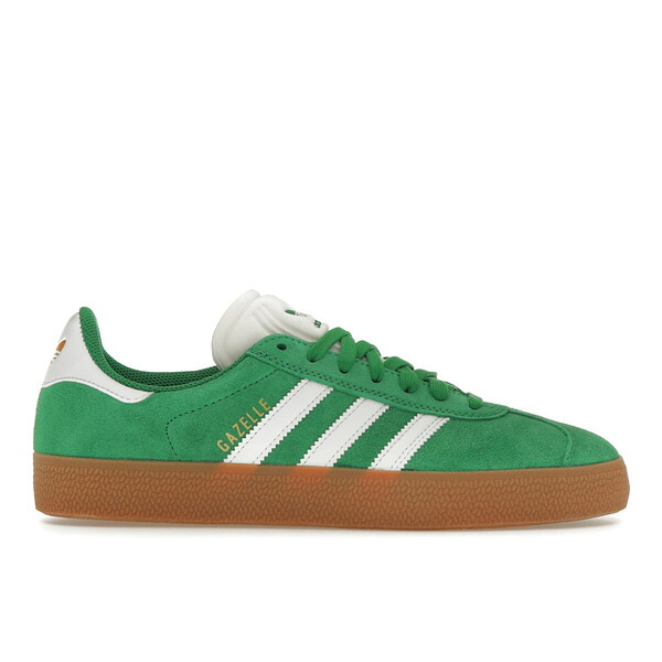 adidas アディダス メンズ スニーカー 【adidas Gazelle ADV Green】 サイズ US_12(30.0cm) Green/Cloud White/Gold Metallic｜asty