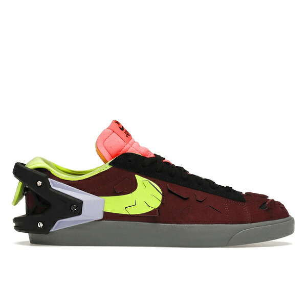 Nike ナイキ メンズ スニーカー  【Nike Blazer Low Acronym Night Maroon】  大きさ US_5(23.0糎) Night Maroon/Lemon Venom-Black