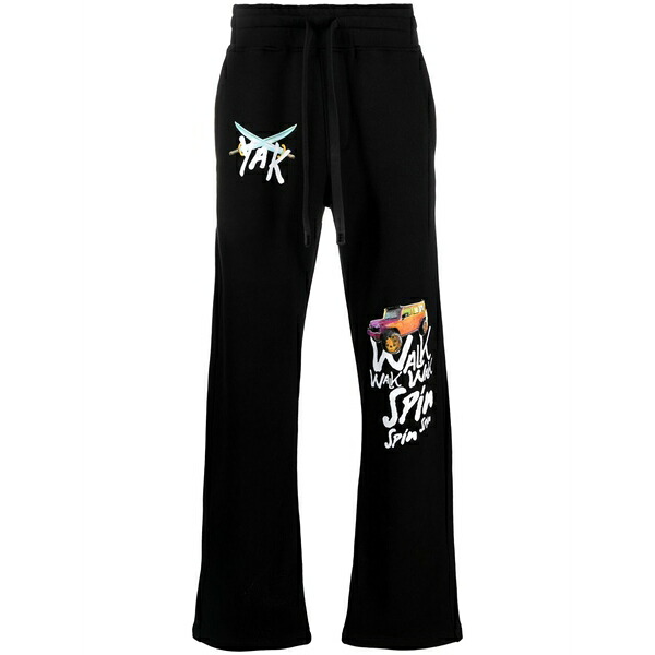 ナミアス メンズ カジュアルパンツ ボトムス X kodak black ktb cotton track pants Black|asty