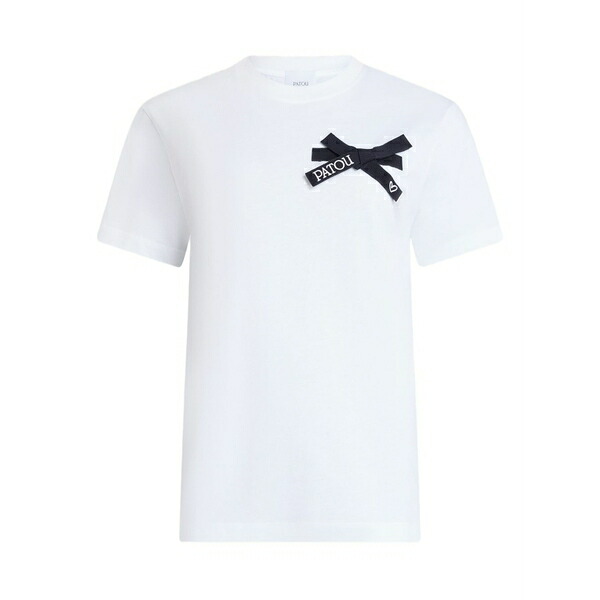 ジャンパトゥ レディース プルオーバー トップス Bow-detail t-shirt White