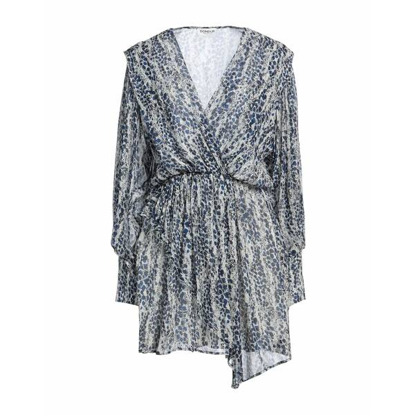 【送料無料】 ドンダップ レディース ワンピース トップス Mini dresses Blue