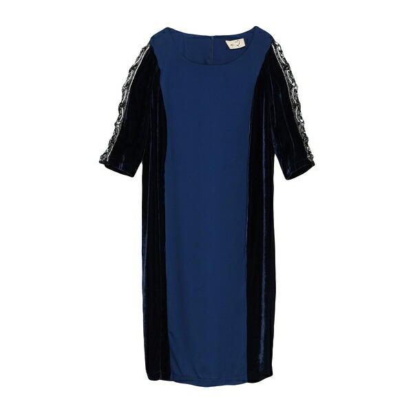 【送料無料】 キー6? フー アー ユー? レディース ワンピース トップス Mini dresses Blue