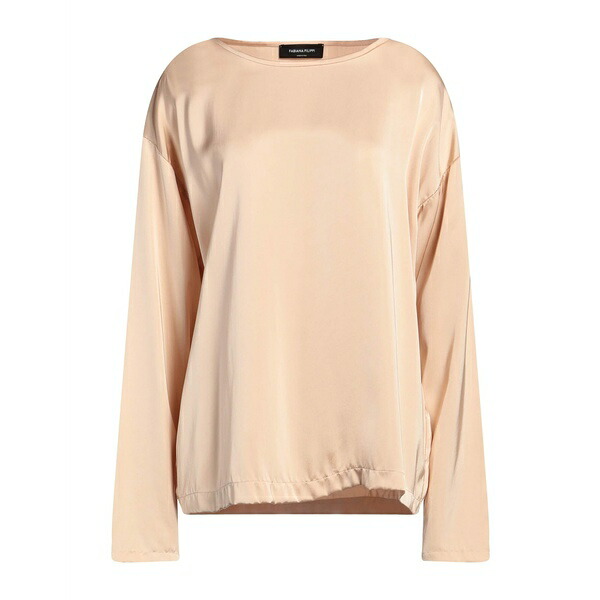 【送料無料】 ファビアナ フィリッピ レディース Tシャツ トップス Tops Beige|asty
