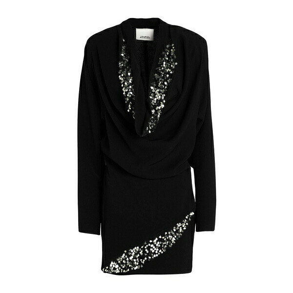 【送料無料】 イザベル マラン レディース ワンピース トップス Mini dresses Black｜asty