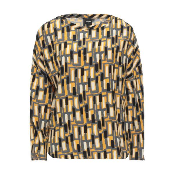 【送料無料】 アスペジ レディース Tシャツ トップス Tops Black｜asty