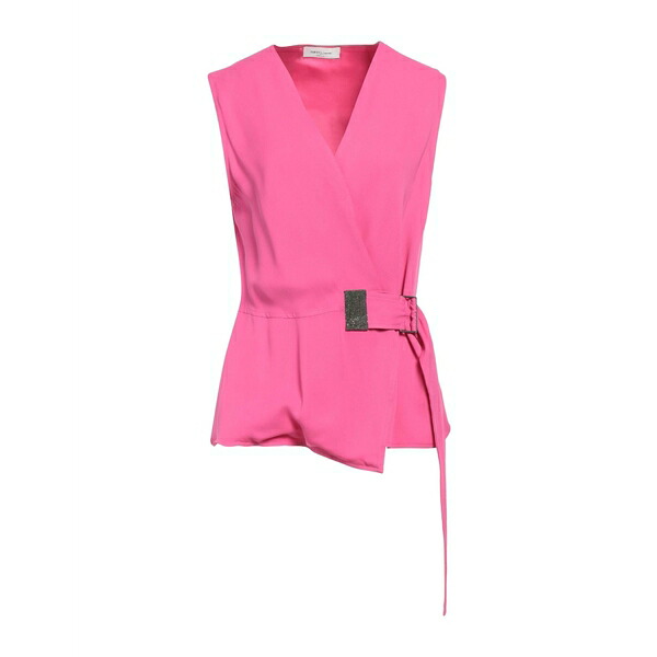 【送料無料】 ファビアナ フィリッピ レディース Tシャツ トップス Tops Pink｜asty