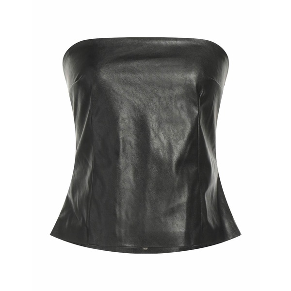 【送料無料】 ピンコ レディース Tシャツ トップス Tops Black|asty