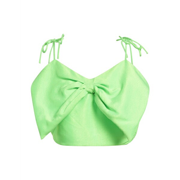 【送料無料】 エムエスジイエム レディース Tシャツ トップス Tops Green