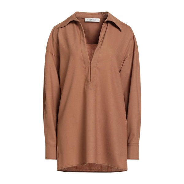 【送料無料】 フィロソフィーデロレンゾセラフィーニ レディース Tシャツ トップス Tops Beige｜asty