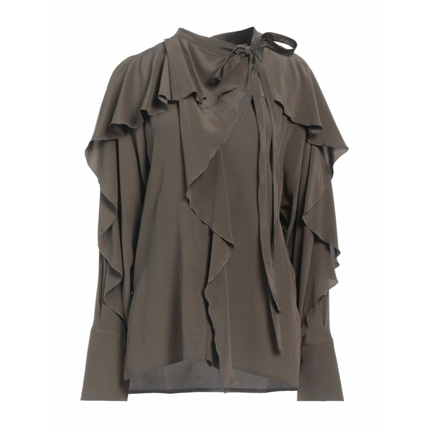 【送料無料】 ヴィクトリア ベッカム レディース Tシャツ トップス Tops Green｜asty