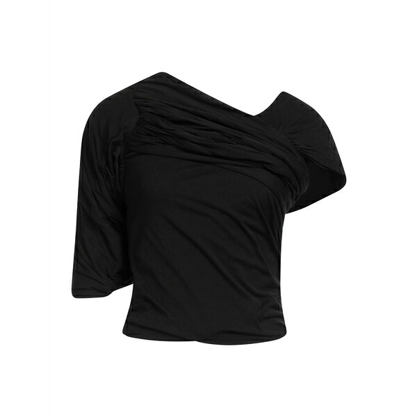 【送料無料】 リックオウエンス レディース Tシャツ トップス Tops Black｜asty 84,040円
