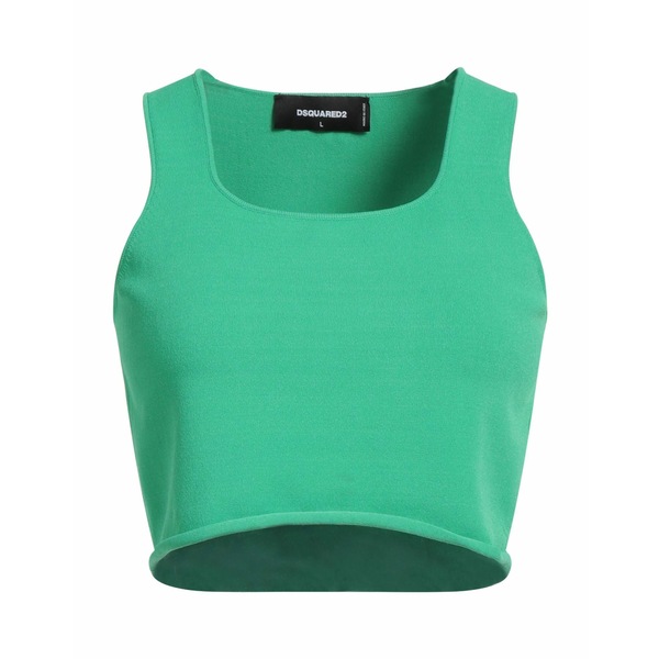 【送料無料】 ディースクエアード レディース Tシャツ トップス Tops Green｜asty