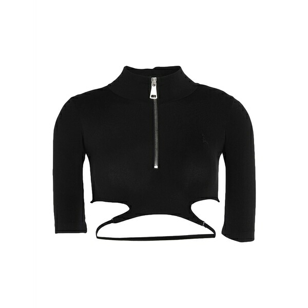 【送料無料】 アンドレダモ レディース Tシャツ トップス Tops Black