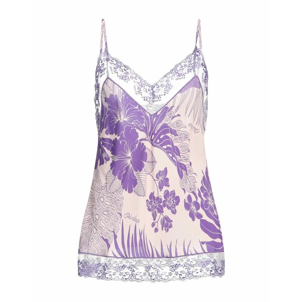 【送料無料】 ピンコ レディース Tシャツ トップス Tops Purple