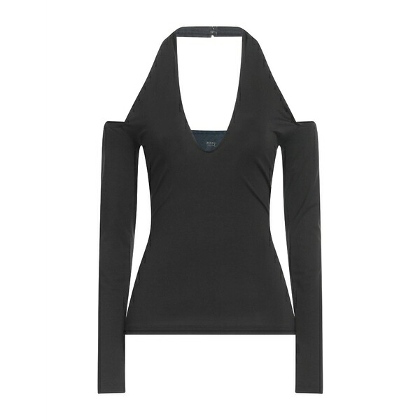 【送料無料】 ピンコ レディース Tシャツ トップス Tops Black