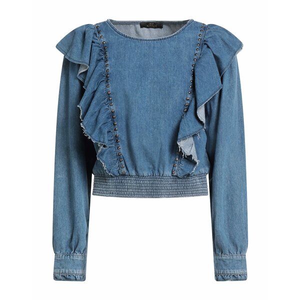【送料無料】 ツインセット レディース Tシャツ トップス Tops Blue