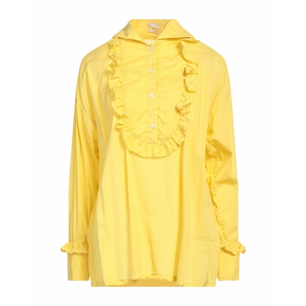 【送料無料】 マッシモ アルバ レディース Tシャツ トップス Tops Yellow｜asty