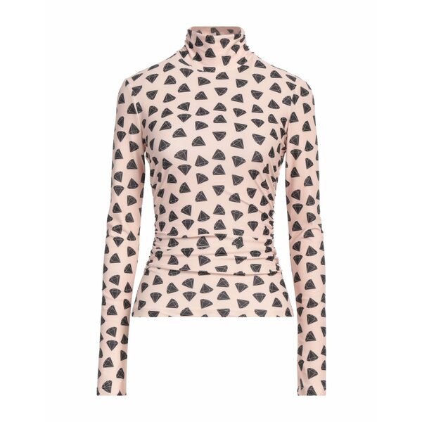 【送料無料】 アニエバイ レディース Tシャツ トップス Tops Pink|asty