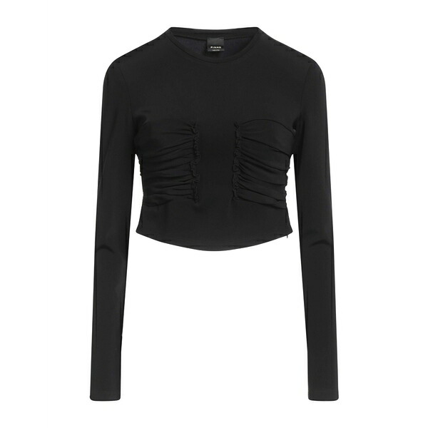 【送料無料】 ピンコ レディース Tシャツ トップス Tops Black｜asty 34,320円