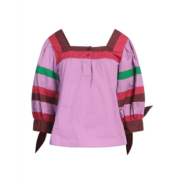 【送料無料】 アンティックバティック レディース Tシャツ トップス Tops Purple