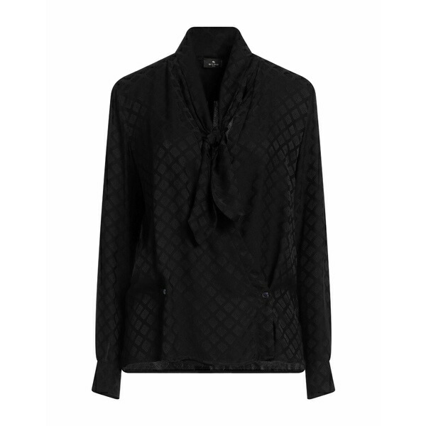 【送料無料】 エトロ レディース Tシャツ トップス Tops Black