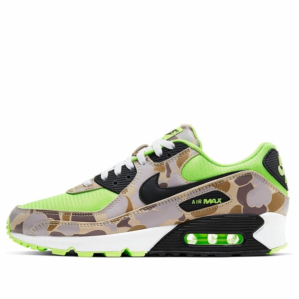 Nike ナイキ メンズ スニーカー  【Nike Air Max 90 \u0027Green Camo\u0027 CW4039-300】  大いさ US_8.5(26.5糎) 靴-メンズ靴