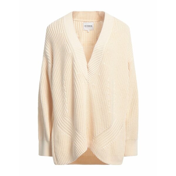 【送料無料】 サンデッキ レディース ニット&セーター アウター Sweaters White