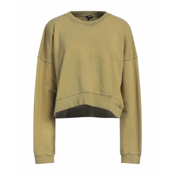 【送料無料】 アスペジ レディース パーカー・スウェットシャツ アウター Sweatshirts Green|asty