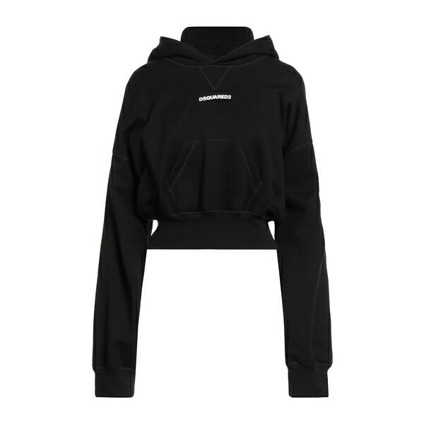 【送料無料】 ディースクエアード レディース パーカー・スウェットシャツ アウター Sweatshirts Black