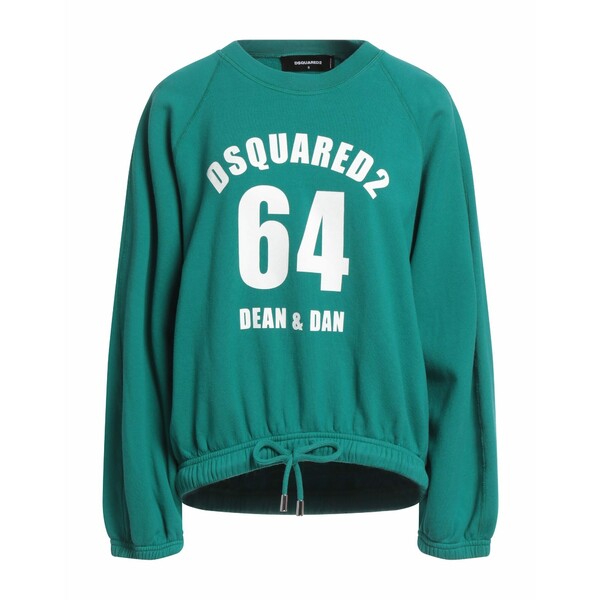 【送料無料】 ディースクエアード レディース パーカー・スウェットシャツ アウター Sweatshirts Green