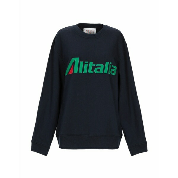【送料無料】 アルベルタ フェレッティ レディース パーカー・スウェットシャツ アウター Sweatshirts Blue
