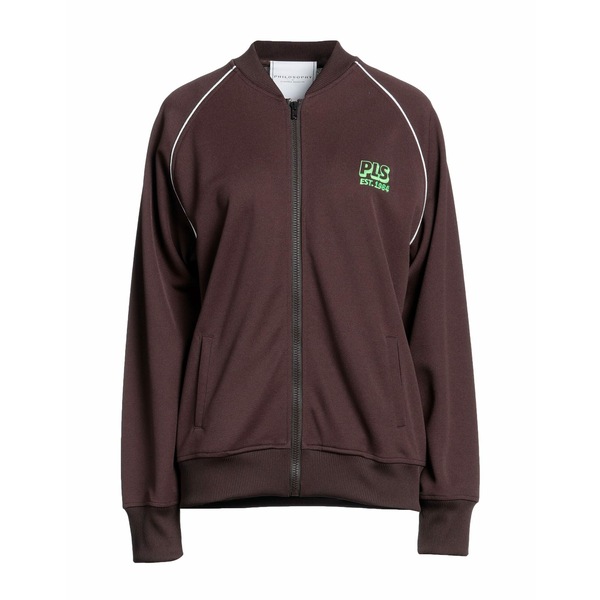 【送料無料】 フィロソフィーデロレンゾセラフィーニ レディース パーカー・スウェットシャツ アウター Sweatshirts Brown 29,054円