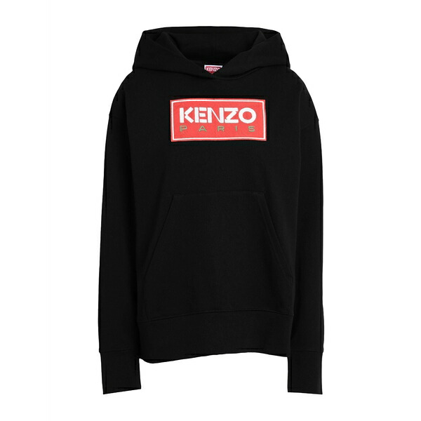【送料無料】 ケンゾー レディース パーカー・スウェットシャツ アウター Sweatshirts Black|asty