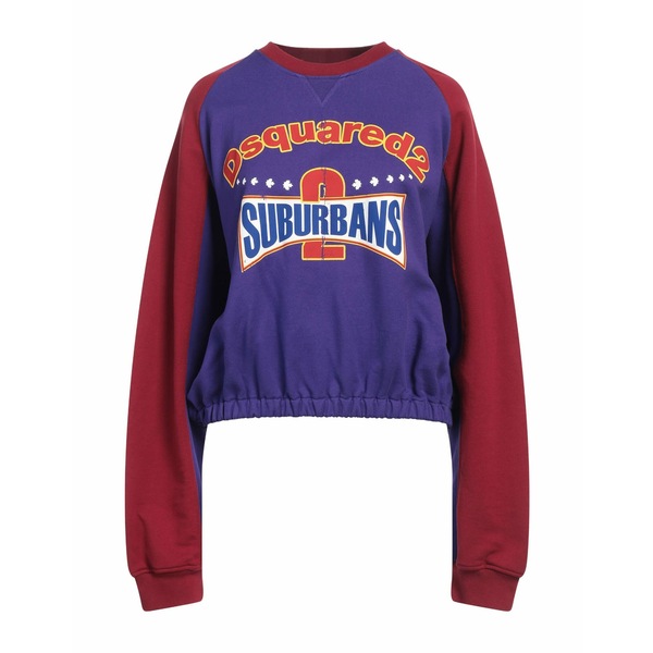 【送料無料】 ディースクエアード レディース パーカー・スウェットシャツ アウター Sweatshirts Purple｜asty