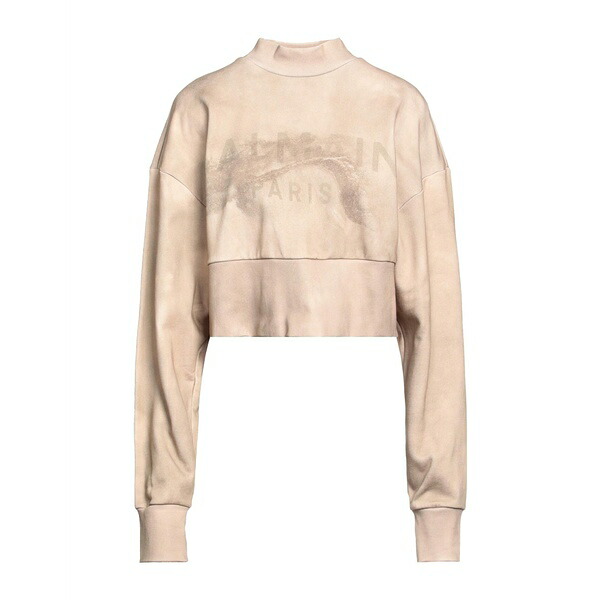 【送料無料】 バルマン レディース パーカー・スウェットシャツ アウター Sweatshirts Green｜asty