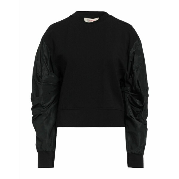 【送料無料】 ユッカ レディース パーカー・スウェットシャツ アウター Sweatshirts Black