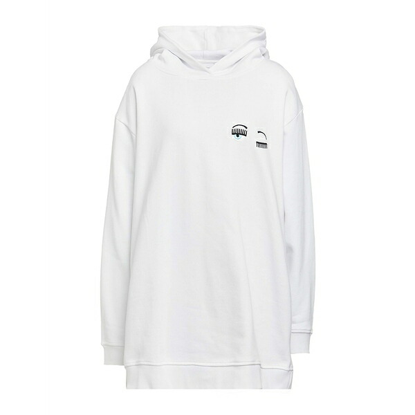 【貨物輸送無料】 シアラフェラーニ レディース パーカー・スウェットシャツ アウター Sweatshirts White