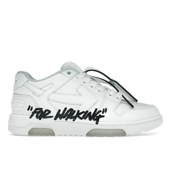 OFF-WHITE オフホワイト メンズ スニーカー 【OFF-WHITE Out Of Office OOO Low Tops For Walking White】 サイズ US_8.5(26.5cm) White｜asty