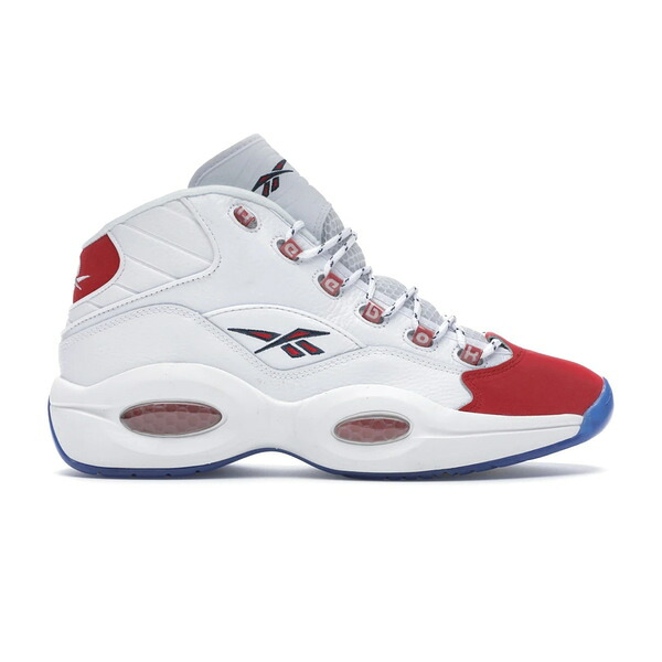 Reebok リーボック メンズ スニーカー  【Reebok Question Mid Red Toe 25th Anniversary】  大いさ US_11.5(29.5糎) White/White-Red