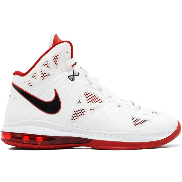 Nike ナイキ メンズ スニーカー  【Nike LeBron 8 なおなお書き Home】  大きさ US_9.5(27.5珊) White/Black-Sport Red