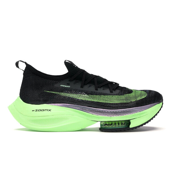 Nike ナイキ メンズ スニーカー  【Nike Air Zoom Alphafly Next% Black Electric Green】  大いさ US_8(26.0糎) Black/Electric Green