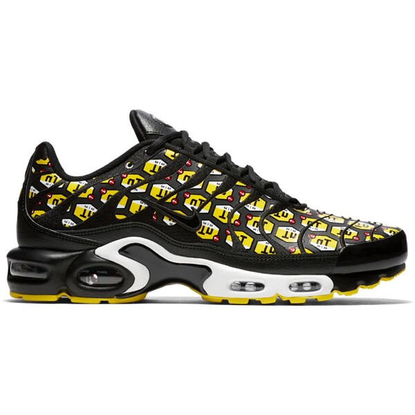 Nike ナイキ メンズ スニーカー  【Nike Air Max Plus QS All-Over Print Black】  大きさ US_6(24.0糎) Black/White-Yellow